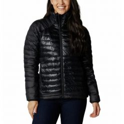 Kurtka Puchowa Columbia Labyrinth Loop Jacket Damska Zimowa. Czarne kurtki damskie Columbia, na zimę, s, bez wzorów, z puchu, bez kaptura. Za 674.99 zł.