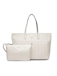 Guess Torebka Cheryl HWTQ97 20240 Kremowy. Białe torebki klasyczne damskie Guess, ze skóry, bez dodatków. Za 719.99 zł.