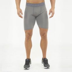 Krótkie Spodnie Legea Ironboy Short Dorosłych. Szare spodnie sportowe damskie LEGEA, l, bez wzorów, z materiału, na fitness i siłownię. Za 68.00 zł.