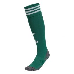 Getry wyjazdowe Algieria 26. Zielone legginsy sportowe damskie Adidas, l, bez wzorów, z bawełny, do piłki nożnej. Za 79.95 zł.