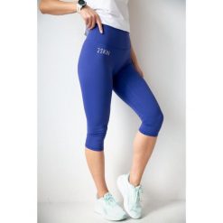 Legginsy 3/4 do biegania damskie 2skin Capris. Niebieskie legginsy sportowe damskie 2SkIN, m, bez wzorów, z nylonu, do biegania. Za 169.00 zł.