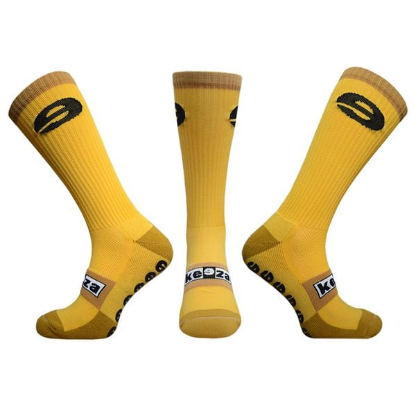 Skarpety antypoślizgowe KEEZA 2.0 Junior. Żółte skarpetki damskie KEEZA, bez wzorów. Za 41.00 zł.