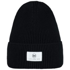 Czapka BUFF Knitted Beanie Drisk. Czarne czapki damskie Buff, na zimę, bez wzorów. Za 169.90 zł.