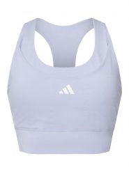 Adidas Biustonosz sportowy Run Pocket JI5991 Fioletowy Slim Fit. Fioletowe biustonosze sportowe damskie Adidas, bez wzorów, z syntetyku. Za 199.99 zł.