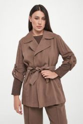 Płaszcz Lampada MARELLA MONOCHROME. Płaszcze damskie Marella, bez wzorów, bez kaptura. Za 1,629.00 zł.