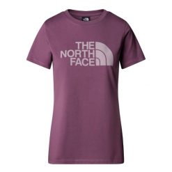 The North Face Koszulka S/S Easy Nf0A8A6D6Wo. Fioletowe koszulki damskie The North Face, s, bez wzorów, bez kołnierzyka, bez ramiączek. Za 104.99 zł.