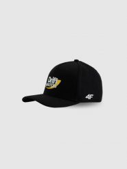 4F Czapka z daszkiem snapback uniseks 4F x Drift Masters - czarna S/M. Czarne czapki z daszkiem damskie 4F, bez wzorów, z bawełny. Za 119.99 zł.