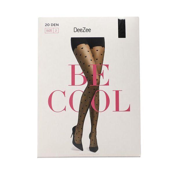 Rajstopy Damskie DeeZee. Czarne rajstopy DeeZee, bez wzorów. Za 34.99 zł.