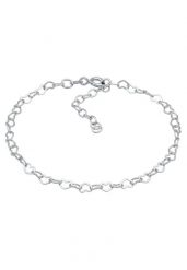 Elli Damski pierścionek Heart Love połączenie ze srebrem próby 925 Sterling Silver Bransoletki 1 ct. Szare bransoletki damskie Elli, srebrne. Za 148.99 zł.