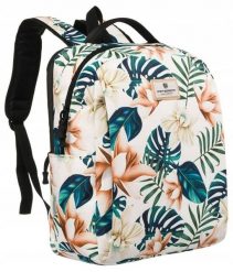 Plecak damski Peterson PTN 77707 biały. Białe plecaki Peterson, bez wzorów. Za 67.99 zł.