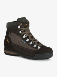 Buty trekkingowe damskie AKU Ultra Light Warm GTX. Brązowe obuwie trekkingowe damskie Aku, z gore-texu, przed kolano, bez zapięcia. Za 791.99 zł.