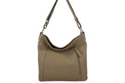 Worek skórzany BARBERINI'S beżowy 861-2. Brązowe shopper bag Barberinis, ze skóry, na ramię, duże, bez dodatków. Za 239.99 zł.
