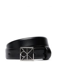 Calvin Klein Pasek Damski Emblem Buckle 25Mm Fixed Smooth LV04F7072G Czarny. Czarne paski damskie Calvin Klein, bez wzorów, ze skóry. Za 249.99 zł.
