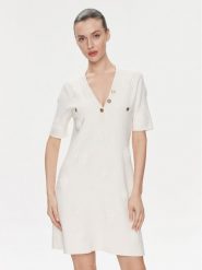 TWINSET Sukienka dzianinowa 241TP3095 Écru Regular Fit. Sukienki damskie Twinset, bez wzorów, z dzianiny, bez ramiączek. Za 619.99 zł.