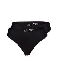 Snocks Stringi w 2-paku Kobiety czarny, XL. Czarne stringi Snocks, bez wzorów, z materiału. Za 109.95 zł.