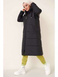 Bigdart Płaszcz zimowy w kolorze czarnym rozmiar: 36. Czarne płaszcze damskie Bigdart, na zimę, bez wzorów, z puchu, bez kaptura. Za 135.49 zł.