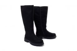 RIEKER Z9176-00 black, kozaki damskie. Czarne kozaki damskie Rieker, na zimę, bez obcasa, na obcasie, bez zapięcia. Za 419.90 zł.