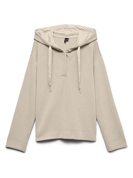 Vero Moda Bluza w kolorze beżowym rozmiar: XL. Brązowe bluzy damskie Vero Moda, xl, bez wzorów, z kapturem. Za 149.95 zł.