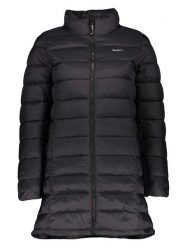 Pepe Jeans Płaszcz pikowany w kolorze czarnym rozmiar: XL. Czarne płaszcze damskie Pepe Jeans, xl, bez wzorów, z jeansu, bez kaptura. Za 188.85 zł.