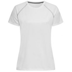 Koszulka Damska Team Raglan Active T-shirt. Czarne bluzki damskie Stedman, m, bez wzorów, bez kołnierzyka. Za 71.99 zł.