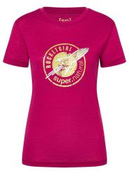 Super.natural Koszulka funkcyjna "Rocket 140" w kolorze różowym rozmiar: M. Różowe koszulki damskie super.natural, m, bez wzorów, z wełny, bez kołnierzyka, bez ramiączek. Za 152.99 zł.
