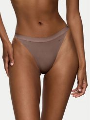 Triumph Stringi Smart Natural 10214484 Brązowy. Brązowe stringi Triumph, bez wzorów. Za 49.99 zł.