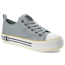 Niebieskie Trampki Big Star Damskie Stylowe Buty. Niebieskie trampki damskie Big Star, bez wzorów, bez zapięcia. Za 149.00 zł.