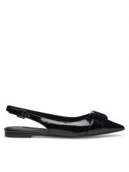 GINO ROSSI Baleriny AGORA-V1166-01-1 Czarny. Czarne balerinki damskie Gino Rossi, bez wzorów, z lakierowanej skóry. Za 239.99 zł.