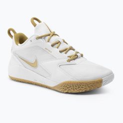 Buty siatkarskie Nike Zoom Hyperace 3. Białe obuwie sportowe damskie Nike, bez zapięcia, Nike Zoom. Za 419.99 zł.