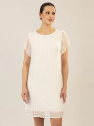 APART Sukienka w kolorze białym rozmiar: 36. Białe sukienki damskie Apart, bez wzorów, bez ramiączek. Za 303.95 zł.