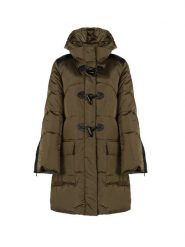 Pinko Kurtka "Rocky Parka" | 1N12X0 Y74T | Kobieta | Wojskowa Zieleń. Zielone kurtki damskie Pinko, s, bez wzorów, z materiału, z kapturem. W wyprzedaży za 879.00 zł.