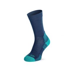 Skarpety trekkingowe damskie Bridgedale Hike Lt Merino P Boot - denim. Niebieskie skarpetki damskie Bridgedale, bez wzorów, z denimu. Za 97.99 zł.