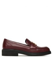 Guess Lordsy FLTSH3 LEA14 Bordowy. Czerwone półbuty damskie Guess, z aplikacjami, ze skóry, bez obcasa, bez zapięcia. Za 579.99 zł.