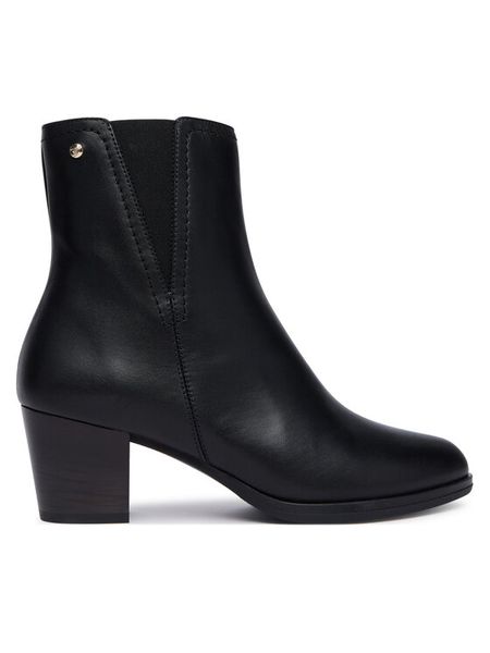 Pikolinos Botki Zamora W0E-8628 Czarny. Czarne botki damskie Pikolinos, bez obcasa, na słupku, bez zapięcia. Za 759.99 zł.