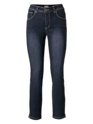 Heine Dżinsy - Slim fit - w kolorze granatowym rozmiar: 44. Niebieskie jeansy damskie Heine. Za 165.99 zł.