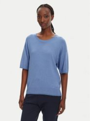 Liu Jo Sweter WA5383 MS49I Niebieski Regular Fit. Niebieskie swetry klasyczne damskie Liu Jo, xs, z wiskozy, bez kołnierzyka. Za 259.99 zł.
