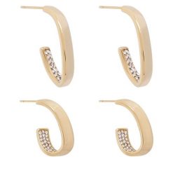 Kolczyki Guess. Żółte kolczyki damskie Guess, złote. Za 299.99 zł.