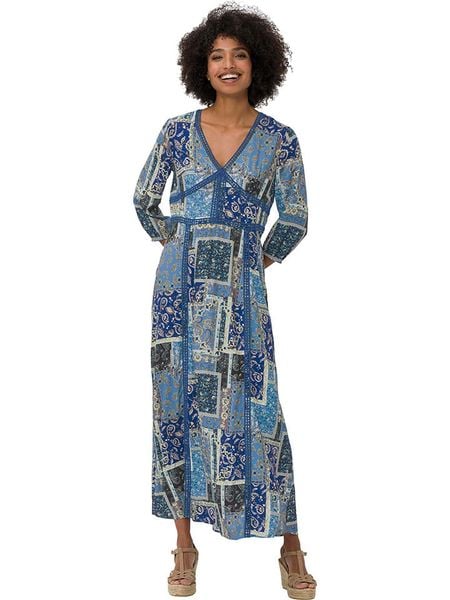 Heine Sukienka w kolorze niebieskim rozmiar: 46. Niebieskie sukienki damskie Heine, bez wzorów, z koronki, bez ramiączek. Za 83.03 zł.