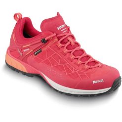 Buty turystyczne damskie Meindl Top Trail Lady z membraną Gore - Tex. Czerwone obuwie trekkingowe damskie MEINDL, z gore-texu, bez zapięcia. Za 849.15 zł.