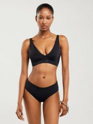 Dół od kostiumu kąpielowego czarny Morrasa 906. Czarne bikini Big Star, bez wzorów. Za 79.99 zł.