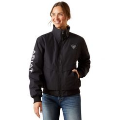 Damska kurtka jeździecka zapinana na zamek Ariat Stable 2.0 Insulated. Niebieskie kurtki damskie Ariat, na zimę, s, bez wzorów, z tkaniny, bez kaptura. Za 493.50 zł.