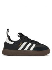 Adidas Sneakersy Samba Quickon KK2178 Czarny. Czarne buty sportowe chłopięce Adidas, ze skóry, bez zapięcia. Za 239.99 zł.