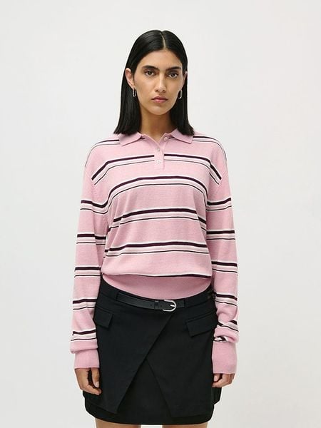 LeGer Sweter "Lilith" w kolorze jasnoróżowym rozmiar: 36. Różowe swetry klasyczne damskie LeGer, bez kołnierzyka. Za 164.95 zł.