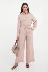 Spodnie damskie lniane Uomo MARELLA SPORT. Spodnie sportowe damskie Marella, bez wzorów. Za 829.00 zł.