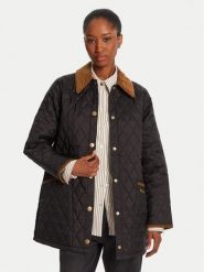 Barbour Kurtka przejściowa LQU1852BK91 Czarny Regular Fit. Czarne kurtki damskie Barbour, bez wzorów, z syntetyku, bez kaptura. Za 1,049.00 zł.