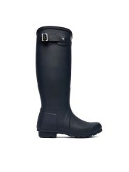 Hunter Kalosze Original Tall WFT1000RMA Granatowy. Niebieskie kalosze damskie Hunter, bez wzorów, z kauczuku. Za 239.99 zł.