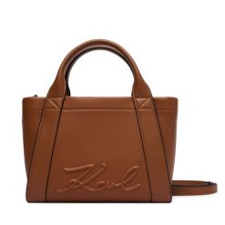 Torebka KARL LAGERFELD. Brązowe torebki klasyczne damskie KARL LAGERFELD, bez dodatków. Za 779.99 zł.