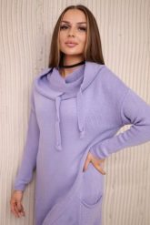 Sweter z kopertowym dołem jasny fioletowy. Fioletowe swetry klasyczne damskie KESI, l, z wełny, bez kołnierzyka, plus size. Za 200.74 zł.