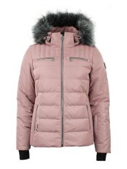 Peak Mountain Kurtka narciarska "Asalpo" w kolorze jasnoróżowym rozmiar: M. Różowe kurtki sportowe damskie Peak Mountain, m, bez wzorów, bez kaptura. Za 546.48 zł.