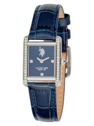 U.S. Polo Assn. Zegarek kwarcowy w kolorze srebrno-granatowym rozmiar: onesize. Niebieskie, analogowe zegarki damskie U.S. Polo Assn., ze stali. Za 314.01 zł.